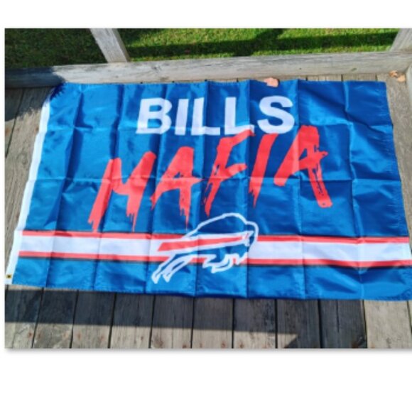 NEW Buffalo Bills Mafia Light Blue NFL 3X5  Feet Flag - Picture 1 of 3